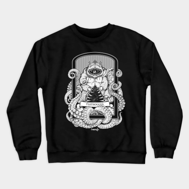 Tsathoggua Lovecraft Crewneck Sweatshirt by EmptyIs